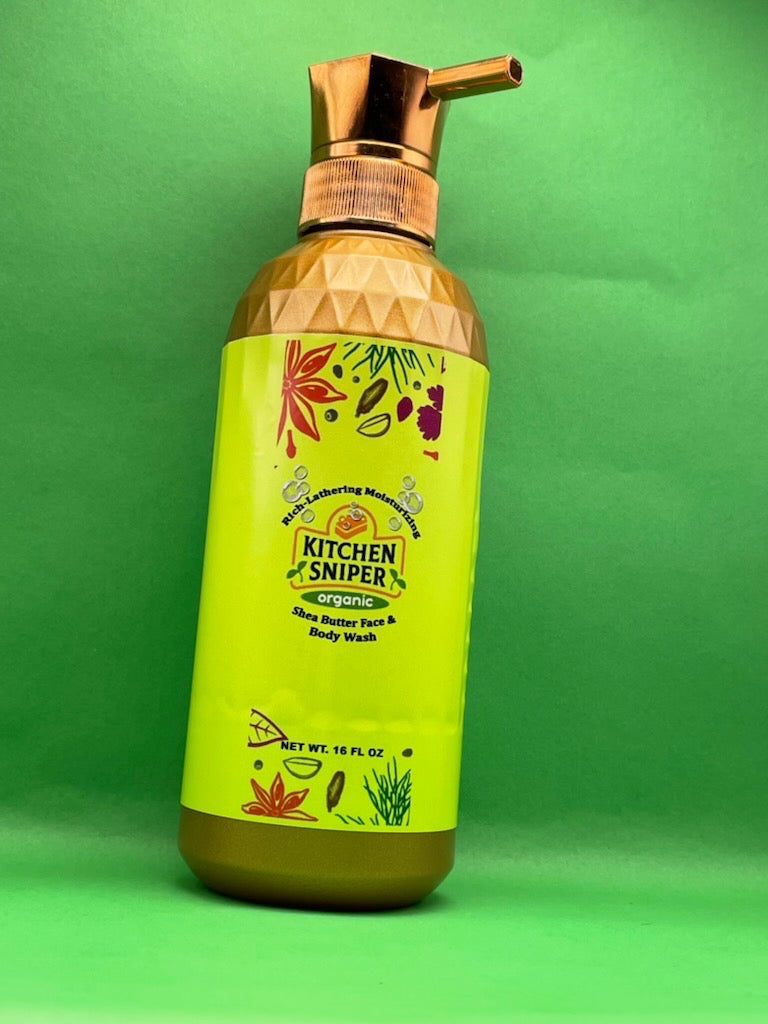 Kitchen Sniper Shea Butter Face & Body Wash