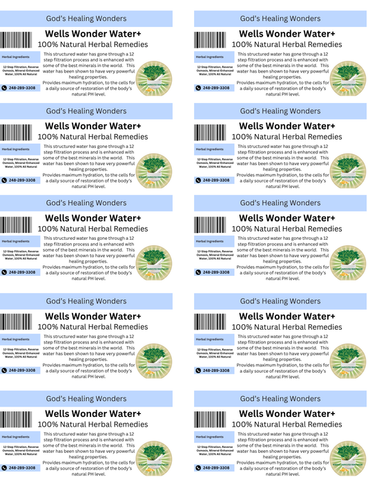 Wells Wonder Water+