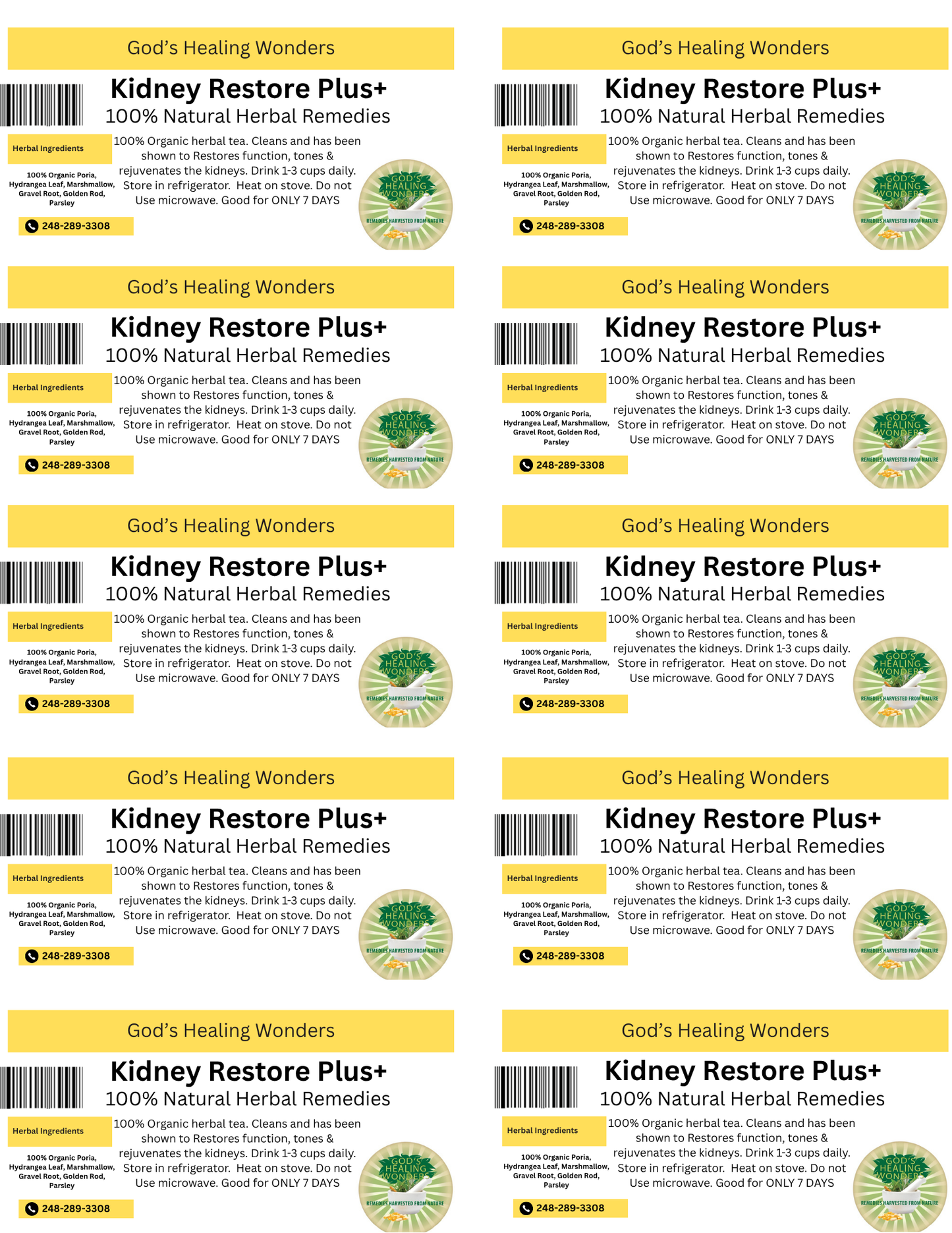 Kidney Restore Plus+