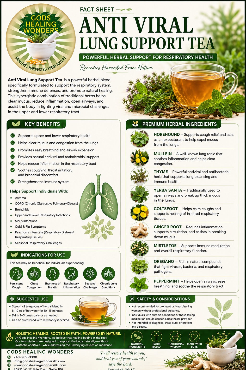 Anti-Viral Lung Support