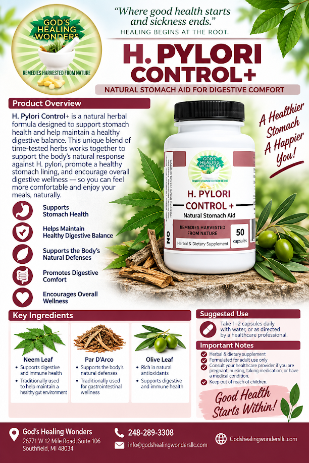 H. Pylori Control+