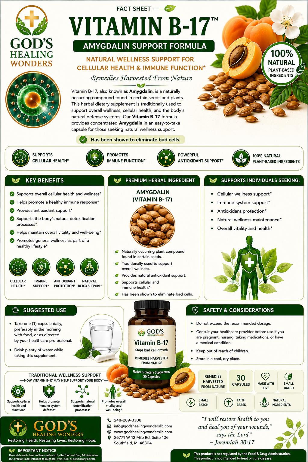 Vitamin B-17 500MG +
