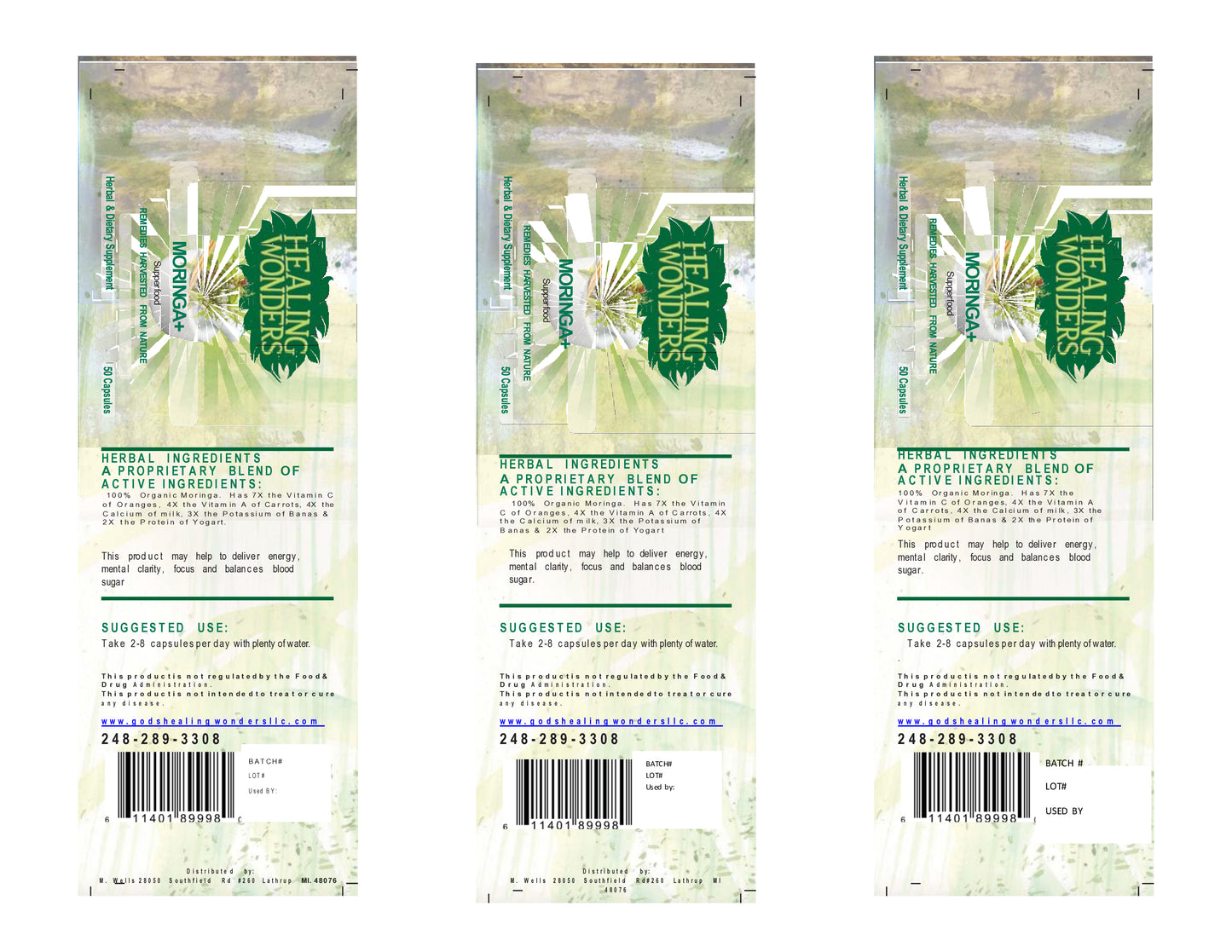 100% Organic Moringa +